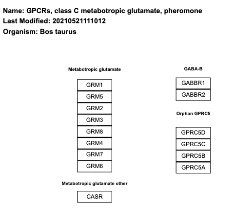 GPCRs, class C metabotropic glutamate, pheromone