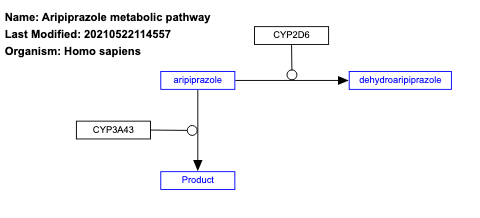 Aripiprazole metabolic pathway