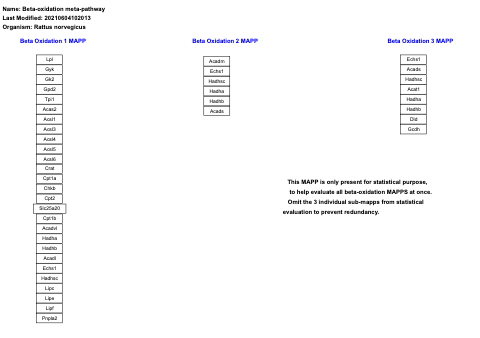 Beta-oxidation meta-pathway