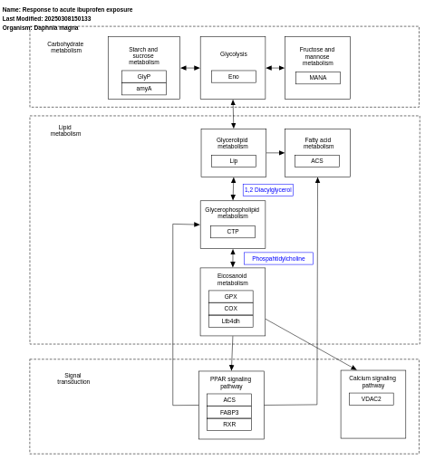 Response to acute ibuprofen exposure